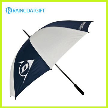 68,5 cm 8k branco e azul marinho retas guarda-chuvas quadrados de golfe